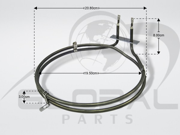 Gallery image 1 of ΑΝΤΙΣΤΑΣΗ ΚΟΥΖΙΝΑΣ ΑΕΡΟΘΕΡΜΗ SIEMENS BOSCH 2200W/230V Φ19,5CM