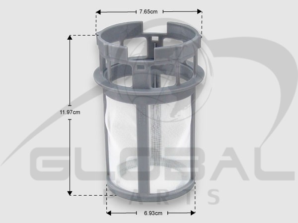 Gallery image 1 of ΦΙΛΤΡΟ ΚΑΔΟΥ ΠΛΥΝΤΗΡΙΟΥ ΠΙΑΤΩΝ INDESIT IGNIS HOT POINT WHIRLPOOL C00256571
