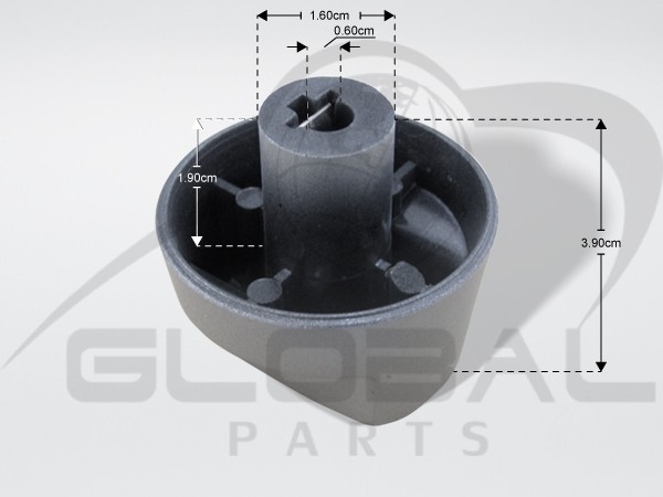 Gallery image 2 of ΓΝΗΣΙΟ ΚΟΥΜΠΙ ΚΟΥΖΙΝΑΣ INOX WHIRLPOOL 481010696975