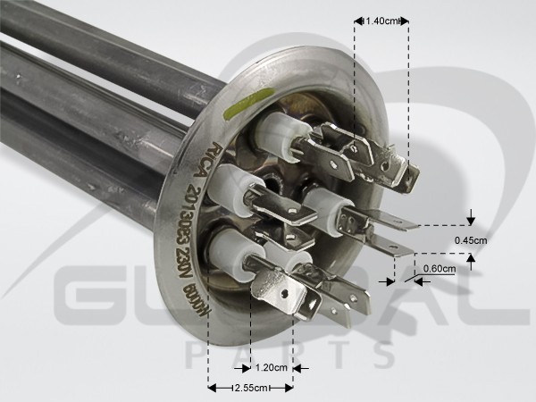 Gallery image 2 of ΑΝΤΙΣΤΑΣΗ BOILING PAN 6000W 230V