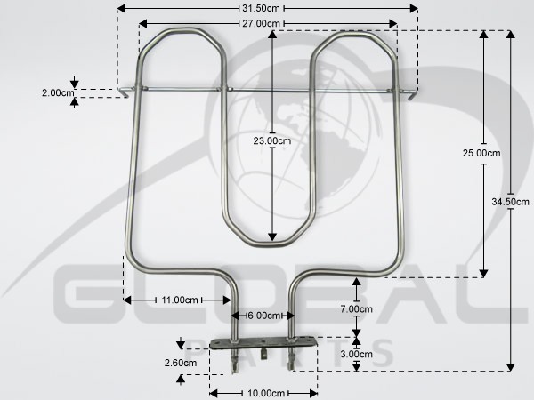 Gallery image 1 of ΑΝΤΙΣΤΑΣΗ ΚΟΥΖΙΝΑΣ ΑΝΩ ARISTON 1500W C00052312