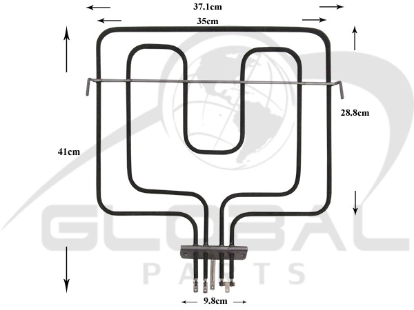 Gallery image 1 of ΑΝΤΙΣΤΑΣΗ ΚΟΥΖΙΝΑΣ ΑΝΩ FAGOR 1200+1400W CA5G001A1