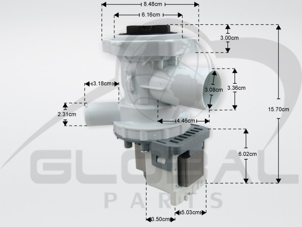 Gallery image 1 of ΑΝΤΛΙΑ ΠΛΥΝΤΗΡΙΟΥ ΡΟΥΧΩΝ MIDEA  AEG BRANDT DELONGHI 35W 230V 11001011000245