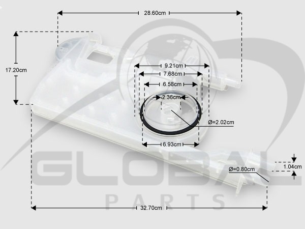 Gallery image 1 of ΓΝΗΣΙΟ ΔΟΧΕΙΟ ΝΕΡΟΥ ΠΛΥΝΤΗΡΙΟΥ ΠΙΑΤΩΝ AEG ELECTROLUX 8581170481874