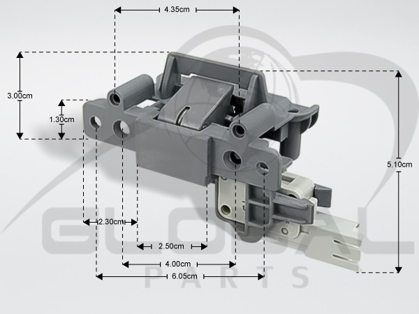 Gallery image 2 of ΚΛΕΙΔΑΡΙΑ ΠΟΡΤΑΣ ΠΛ.ΠΙΑΤΩΝ ARISTON DEA602