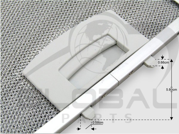 Gallery image 2 of ΓΝΗΣΙΟ ΜΕΤΑΛΛΙΚΟ ΦΙΛΤΡΟ ΑΠΟΡΡΟΦΗΤΗΡΑ BOSCH SIEMENS NEFF 435204