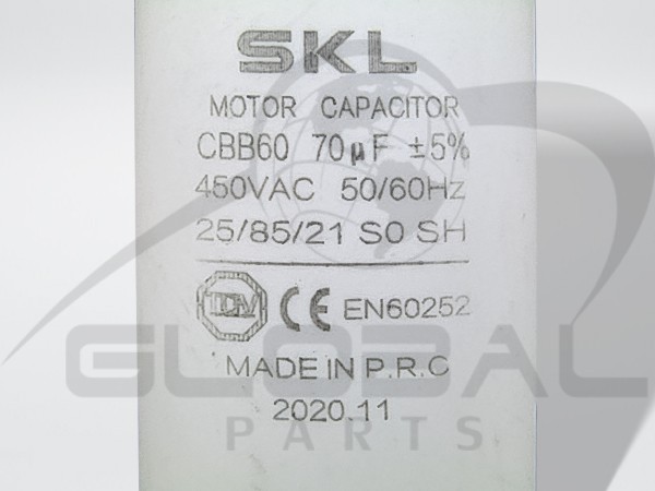 Gallery image 2 of ΠΥΚΝΩΤΗΣ ΠΛΥΝΤΗΡΙΟY ΡΟΥΧΩΝ 70MF ΜΕ ΚΑΛΩΔΙΟ