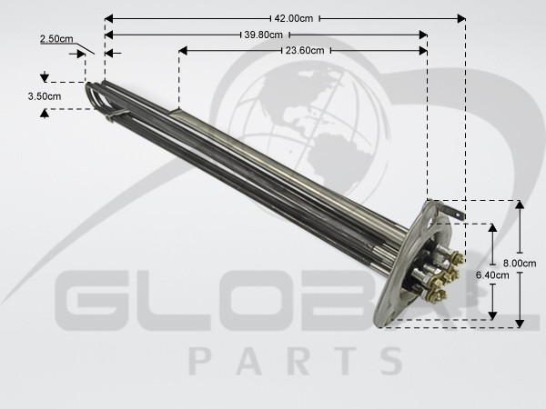 Gallery image 1 of ΑΝΤΙΣΤΑΣΗ ΜΠΟΙΛΕΡ ΕΠΑΓ.ΠΛ.ΠΙΑΤΩΝ  6000W 230V