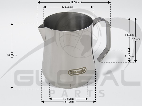 Gallery image 1 of ΓΑΛΑΤΙΕΡΑ ΚΑΦΕΤΙΕΡΑΣ DELONGHI 500ml AS00000268