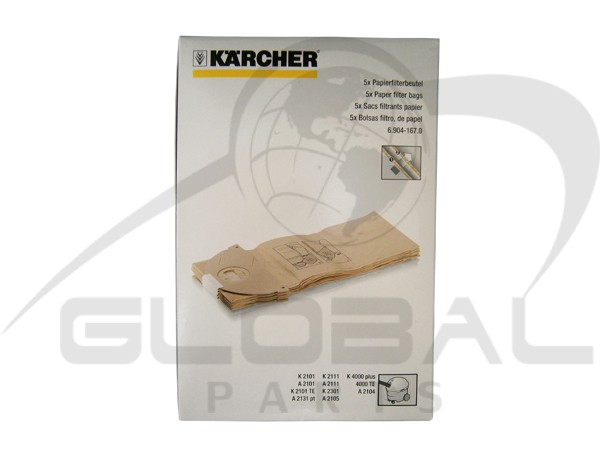 Gallery image 1 of ΣΑΚΟΥΛΑ ΣΚΟΥΠΑΣ KARCHER SET 5 ΤΕΜ 6.904-167.0