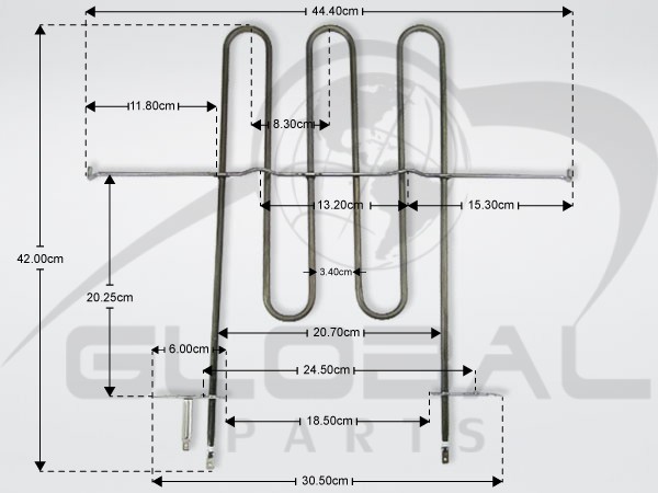 Gallery image 1 of ΑΝΤΙΣΤΑΣΗ ΚΟΥΖΙΝΑΣ ΑΝΩ ARISTON 2250W C00082732