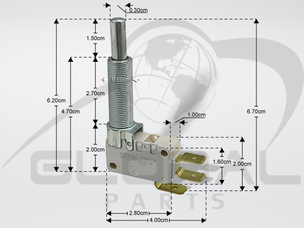 Gallery image 1 of ΔΙΑΚΟΠΤΗΣ ΠΟΡΤΑΣ ΕΠΑΓΓΕΛΜΑΤΙΚΟΣ 16Α 250V