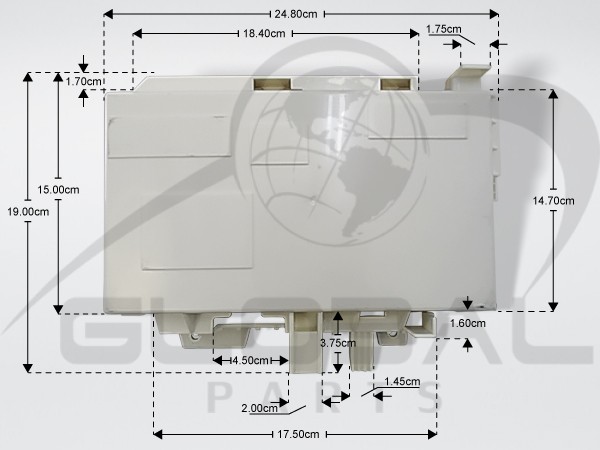 Gallery image 2 of ΠΛΑΚΕΤΑ ΠΛΥΝΤΗΡΙΟΥ ΡΟΥΧΩΝ SAMSUNG DC92-01223A