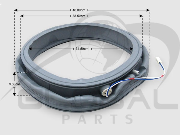 Gallery image 1 of ΓΝΗΣΙΟ ΛΑΣΤΙΧΟ ΠΟΡΤΑΣ ΠΛΥΝΤΗΡΙΟΥ SAMSUNG DC64-03685A