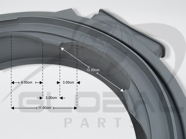 Gallery image 2 of ΛΑΣΤΙΧΟ ΠΟΡΤΑΣ ΣΤΕΓΝΩΤΗΡΙΟΥ MIDEA DELONGHI MORRIS TD100-1618WMIDG-3047