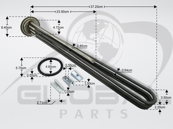 Gallery image 1 of ΑΝΤΙΣΤΑΣΗ ΜΠΟΙΛΕΡ ΕΠΑΓ.ΠΛ.ΠΙΑΤΩΝ 6600W 240V