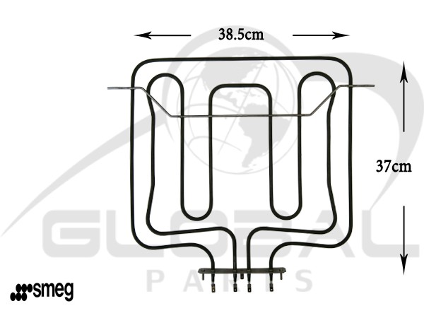 Gallery image 1 of ΑΝΤΙΣΤΑΣΗ ΚΟΥΖΙΝΑΣ ΑΝΩ SMEG 1645+730W 806890278