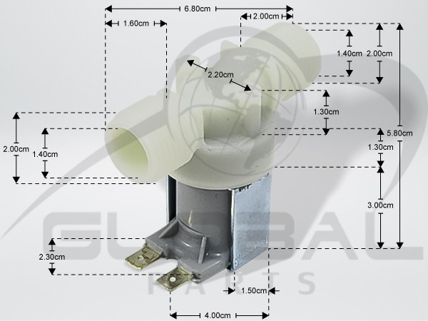 Gallery image 1 of ΒΑΛΒΙΔΑ ΠΛΥΝΤΗΡΙΟΥ ΡΟΥΧΩΝ 3/4'' 3/4'' 12V