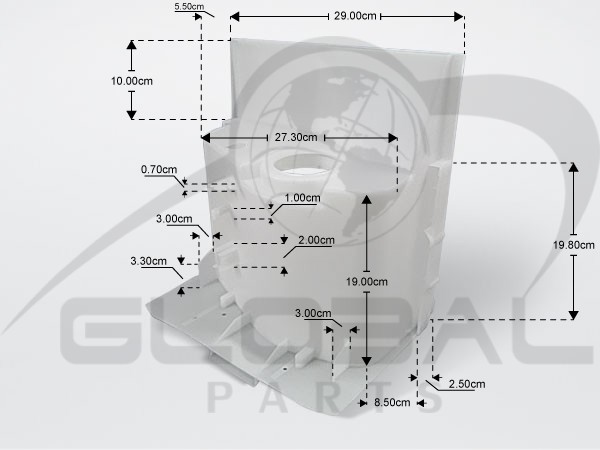 Gallery image 1 of ΔΟΧΕΙΟ ΠΑΓΟΜΗΧΑΝΗΣ SAMSUNG DC61-02434A