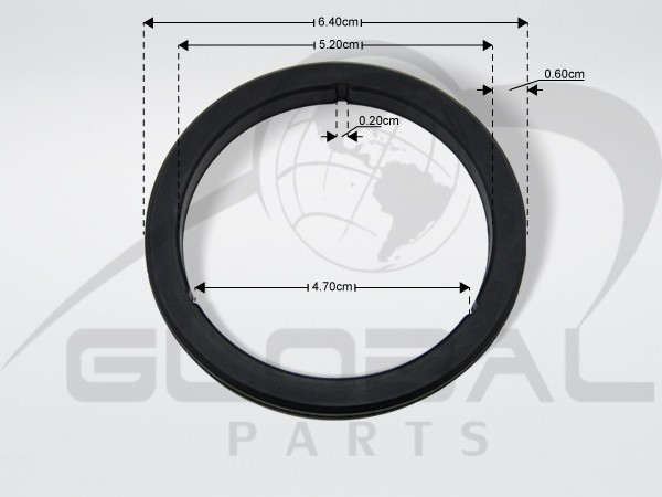 Gallery image 1 of ΦΛΑΝΤΖΑ ΚΟΥΠΑΣ Φ 64Χ52Χ7ΜΜ