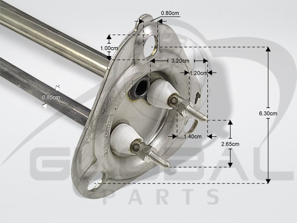 Gallery image 2 of ΑΝΤΙΣΤΑΣΗ ΜΠΟΙΛΕΡ ΕΠΑΓΓ.ΠΛ.ΠΙΑΤΩΝ 3000W 230V