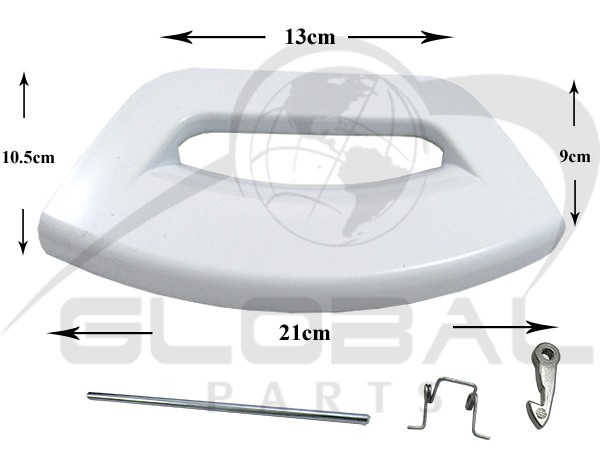 Gallery image 1 of ΚΛΕΙΣΤΡΟ ΠΛΥΝΤΗΡΙΟΥ ΡΟΥΧΩΝ ΛΕΥΚΟ ARISTON INDESIT HOT-POINT 287785