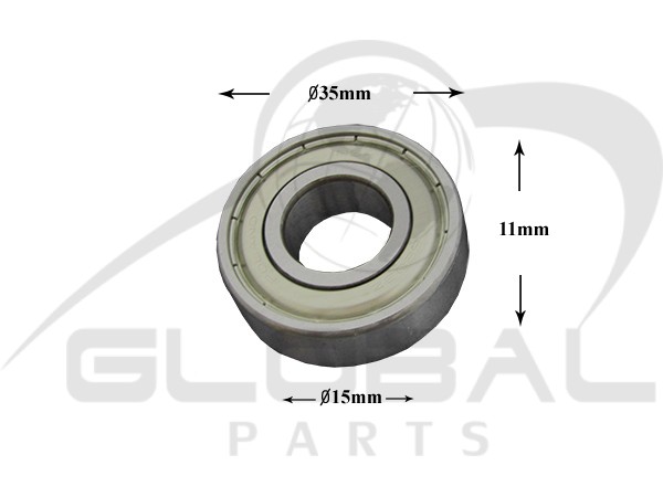Gallery image 1 of ΡΟΥΛΕΜΑΝ ΠΛΥΝΤΗΡΙΟY ΡΟΥΧΩΝ 6202 ZZ NSK 15x35x11