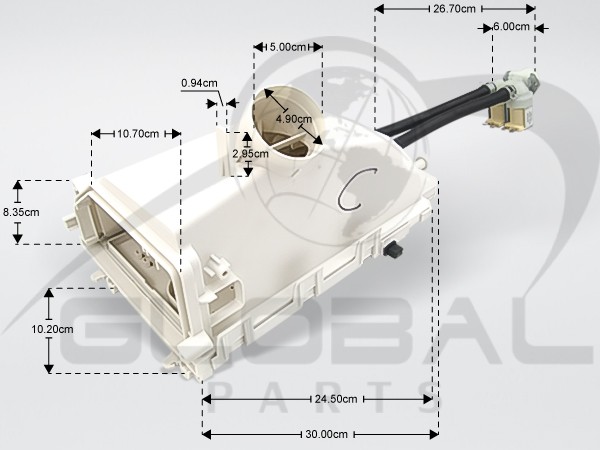 Gallery image 1 of ΣΑΠΟΥΝΟΘΗΚΗ ΠΛΥΝΤΗΡΙΟΥ ΡΟΥΧΩΝ  SAMSUNG DC97-16005C