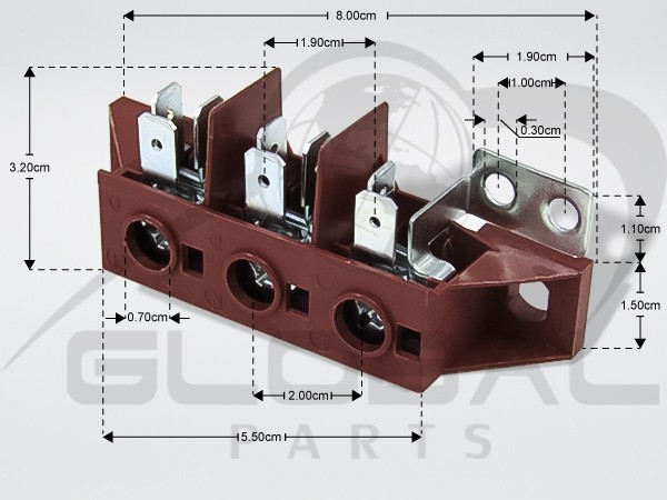 Gallery image 1 of ΚΛΕΜΕΝΣ ΜΙΚΡΗ 3 ΘΕΣΕΩΝ 40A 450V