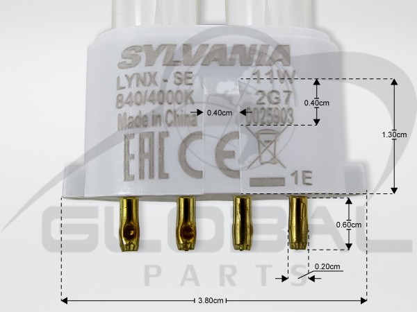 Gallery image 2 of ΛΑΜΠΑ ΨΥΓΕΙΟΥ SAMSUNG 11W 220V-240V 2G7