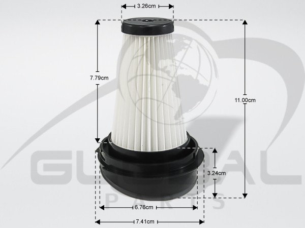 Gallery image 1 of ΓΝΗΣΙΟ ΦΙΛΤΡΟ HEPA ΚΑΔΟΥ ΣΚΟΥΠΑΣ ROWENTA TEFAL ZR005202