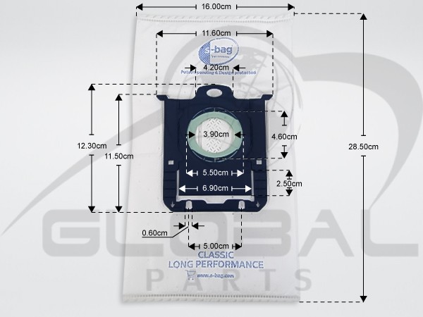 Gallery image 2 of ΣΑΚΟΥΛΑ ΣΚΟΥΠΑΣ AEG S BAG MICROPOR 12TEM.