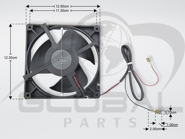 Gallery image 1 of ΑΝΕΜΙΣΤΗΡΑΣ ΨΥΓΕΙΟΥ ARISTON INDESIT 12V 0.13A