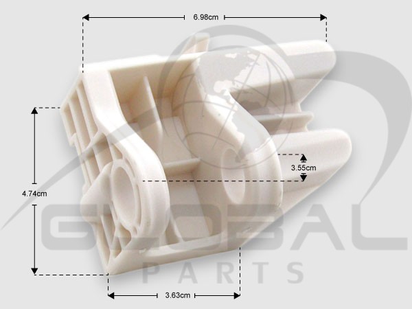 Gallery image 1 of ΓΝΗΣΙΑ ΒΑΣΗ ΑΜΟΡΤΙΣΕΡ ΑΡΙΣΤΕΡΗ AEG ELECTROLUX ZANUSSI 1327646004