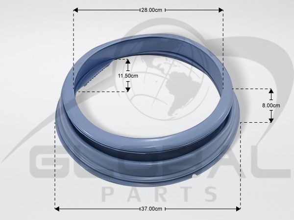 Gallery image 1 of ΛΑΣΤΙΧΟ ΠΟΡΤΑΣ ΠΛΥΝΤΗΡΙΟΥ ΡΟΥΧΩΝ HAIER-CANDY 49052536
