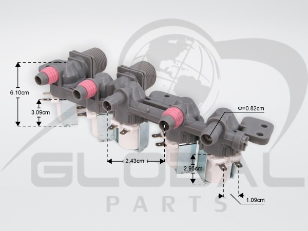 Gallery image 2 of ΒΑΛΒΙΔΑ ΠΛΥΝΤΗΡΙΟΥ ΡΟΥΧΩΝ  V  ΕΥΘΕΙΑ LG G.E AJU75152601