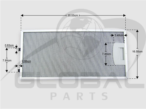 Gallery image 1 of ΓΝΗΣΙΟ ΜΕΤΑΛΛΙΚΟ ΦΙΛΤΡΟ ΑΠΟΡΡΟΦΗΤΗΡΑ BOSCH SIEMENS NEFF 435204