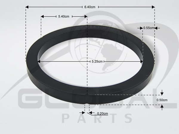 Gallery image 1 of ΦΛΑΝΤΖΑ ΚΟΥΠΑΣ Φ 64Χ52,5Χ5ΜΜ