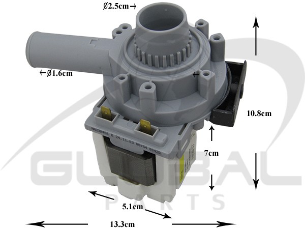 Gallery image 1 of ΑΝΤΛΙΑ ΑΝΑΚΥΚΛΩΣΗΣ ΠΛΥΝΤΗΡΙΟΥ ΡΟΥΧΩΝ AEG ZANUSSI 50245839001