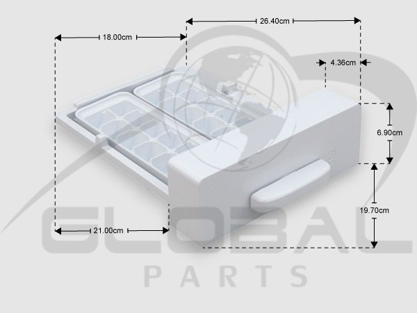 Gallery image 1 of ΓΝΗΣΙΑ ΠΑΓΟΘΗΚΗ ΠΛΗΡΗΣ ΨΥΓΕΙΟΥ SAMSUNG DA97-13313A