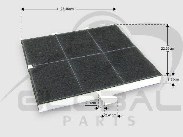 Gallery image 1 of ΦΙΛΤΡΟ ΑΠΟΡΡΟΦΗΤΗΡΑ ΑΝΘΡΑΚΑ BOSCH SIEMENS GAGGENAU 00361047