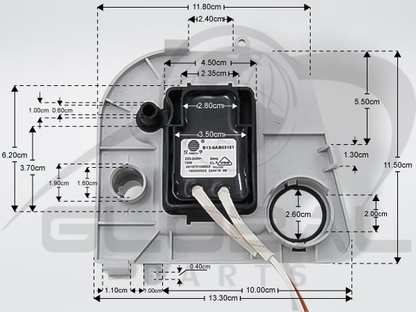 Gallery image 2 of ΑΝΤΛΙΑ ΣΤΕΓΝΩΤΗΡΙΟΥ WHIRLPOOL 13W 220V 481070109852