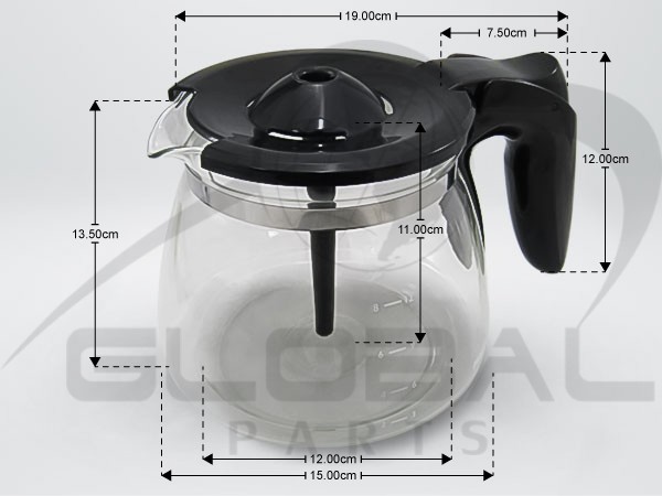 Gallery image 1 of ΚΑΝΑΤΑ ΚΑΦΕΤΙΕΡΑΣ ΜΑΥΡΗ PHILIPS 996510073463