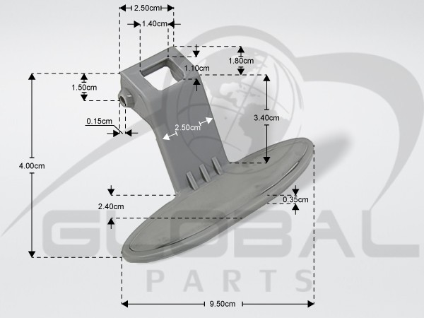 Gallery image 1 of ΚΛΕΙΣΤΡΟ ΠΛΥΝΤΗΡΙΟΥ ΡΟΥΧΩΝ LG 3650ER2003A
