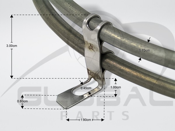 Gallery image 2 of ΑΝΤΙΣΤΑΣΗ ΚΟΥΖΙΝΑΣ ΑΕΡΟΘΕΡΜΗ SIEMENS BOSCH 2200W/230V Φ19,5CM