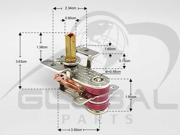 Gallery image 1 of ΘΕΡΜΟΣΤΑΤΗΣ ΚΑΛΟΡΙΦΕΡ DELONGHI 250V 16A 105°C 5210810041