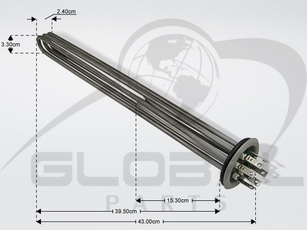 Gallery image 1 of ΑΝΤΙΣΤΑΣΗ ΜΠΟΙΛΕΡ ΕΠΑΓΓ.ΠΛ.ΠΙΑΤΩΝ 6000W 230V