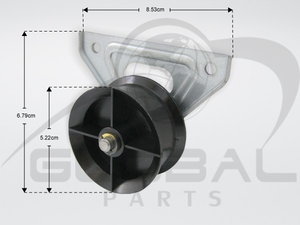 Gallery image 1 of ΤΡΟΧΑΛΙΑ ΜΟΤΕΡ ΠΛΥΝΤΗΡΙΟΥ ΡΟΥΧΩΝ ARISTON INDESIT C00297219