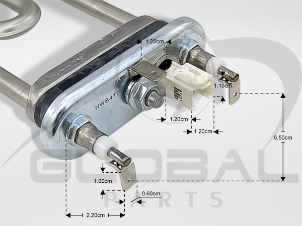 Gallery image 2 of ΑΝΤΙΣΤΑΣΗ ΠΛΥΝΤΗΡΙΟΥ ΡΟΥΧΩΝ 1450W ARCELIK 2882602500