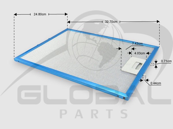 Gallery image 1 of ΦΙΛΤΡΟ ΜΕΤΑΛΛΙΚΟ ΑΠΟΡΡΟΦΗΤΗΡΑ AEG ELECTROLUX 50293009002